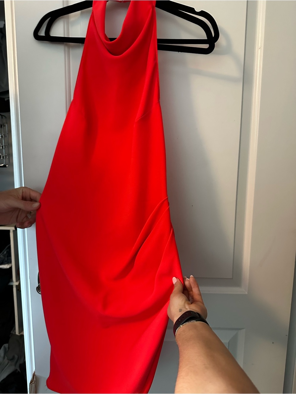 Amanda Uprichard Halter Mini Dress